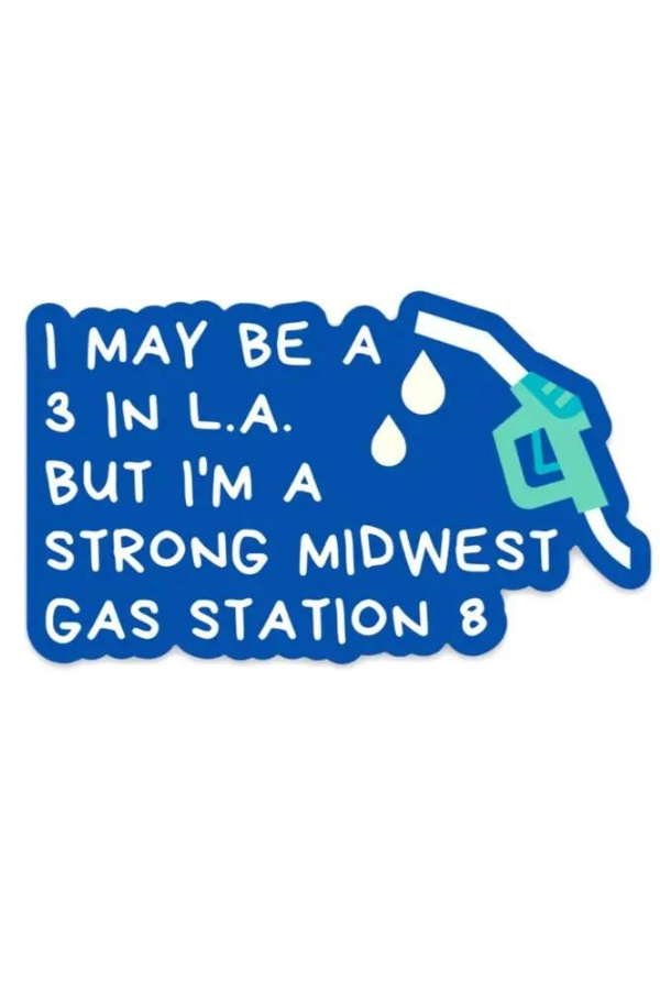 Gas Station 8 Sticker